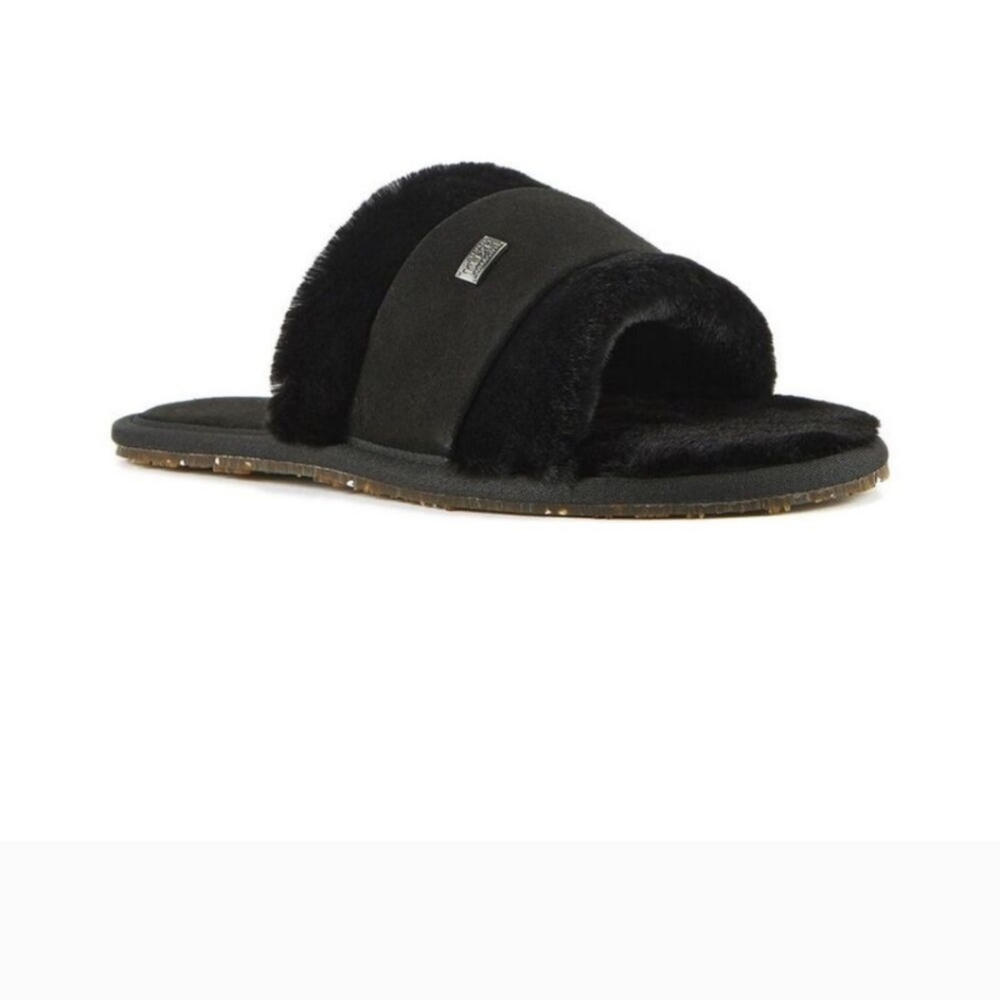 Australia Luxe Colective Suede Muchas Lite Designer Luxury Slides Faux Fur